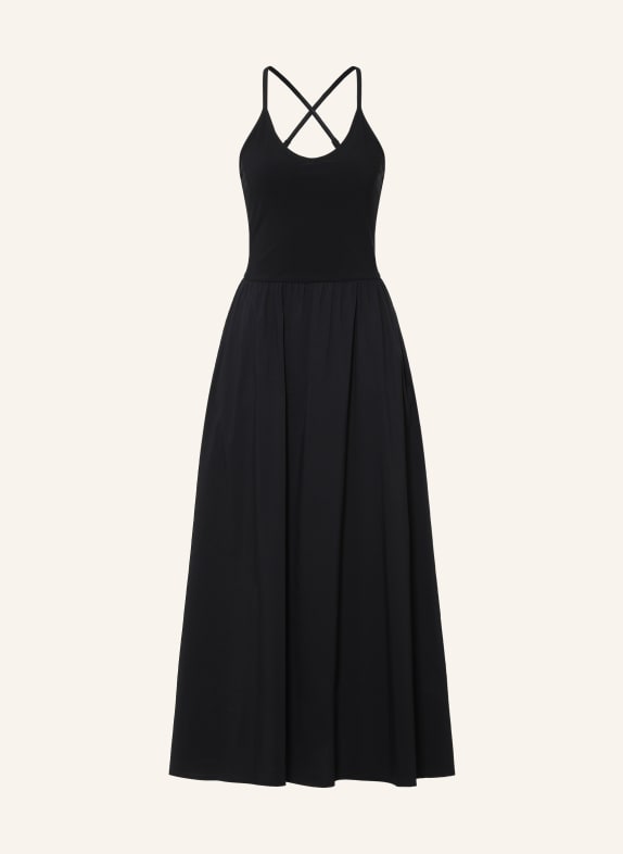 Sweaty Betty Kjole i blandede materialer SORT