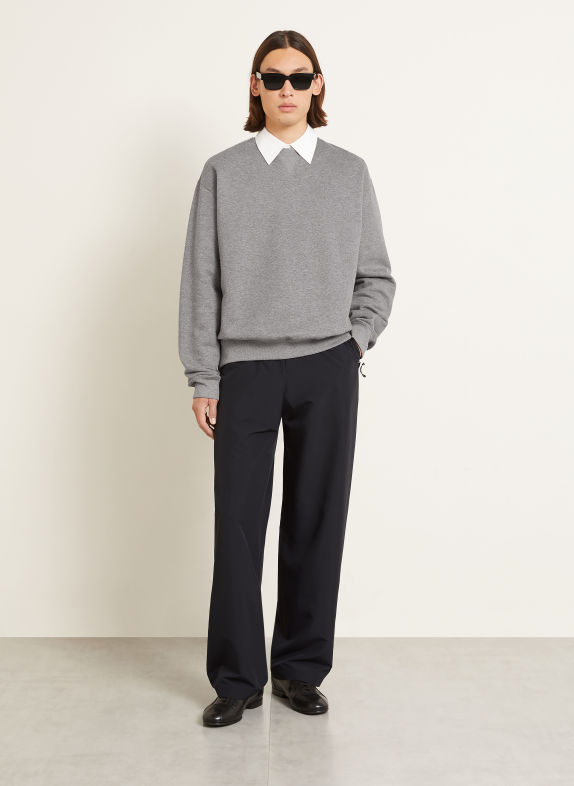 JIL SANDER Oversized-Sweatshirt GRIJS