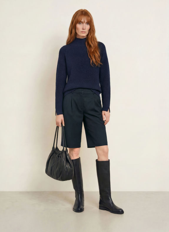 darling harbour Pullover mit Cashmere NAVY