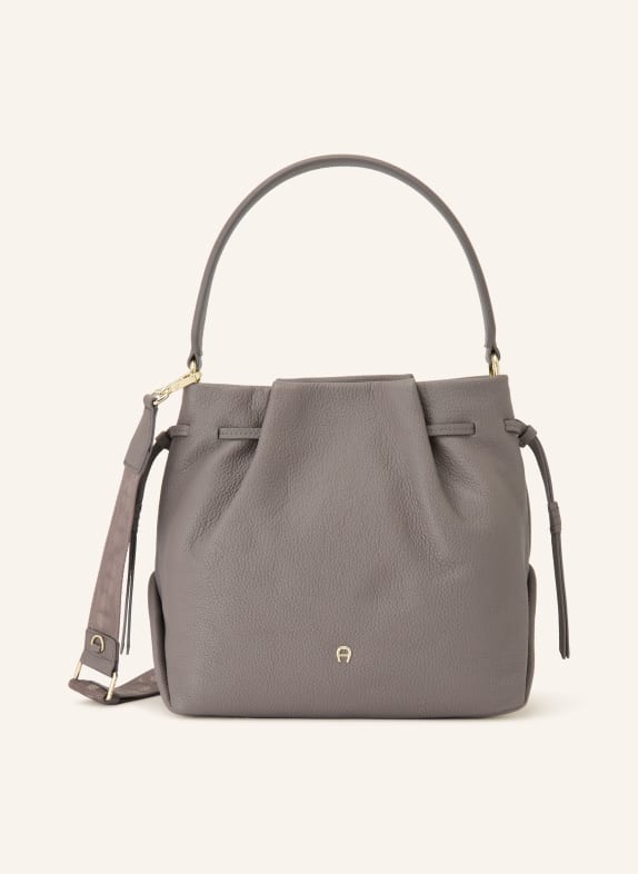 AIGNER Bucket bag GRAY / GOLD