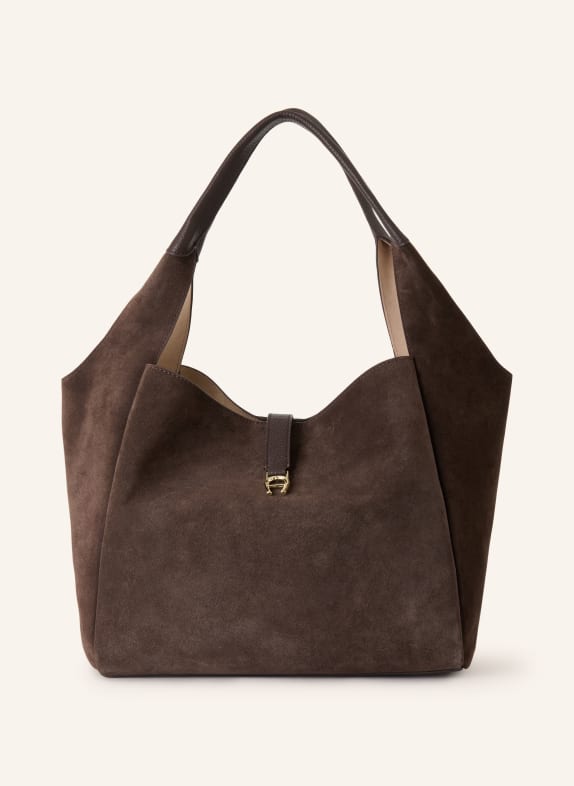 AIGNER Sac seau MARRON FONCÉ / OR