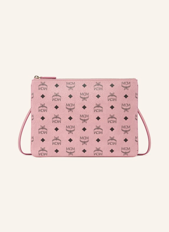 MCM AREN VISETOS Pouch PINK / GOLD / BLACK