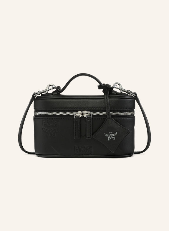 MCM Aren Mini Shoulder Bag BLACK / SILVER