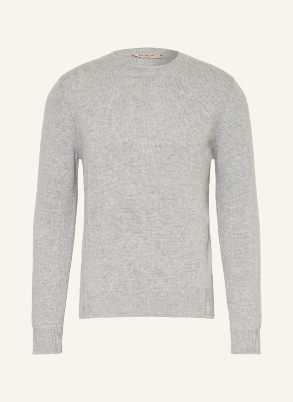 FIORONI Cashmere-Pullover HELLGRAU