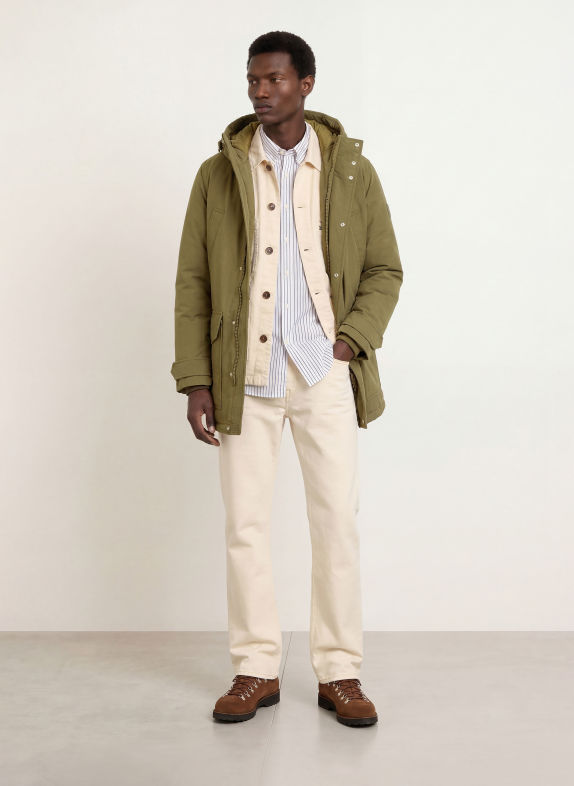 TOMMY HILFIGER Jacheta din puf ROCKIE KAKI