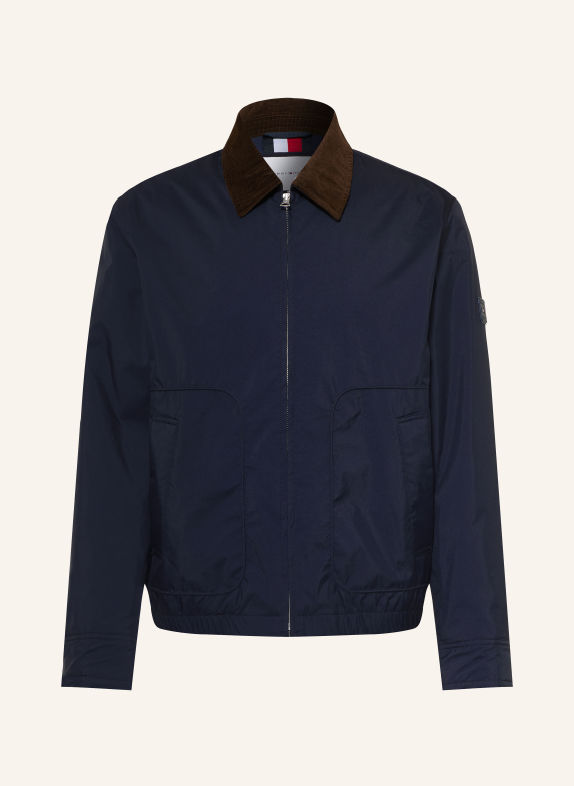 TOMMY HILFIGER Jacke DUNKELBLAU / DUNKELBRAUN