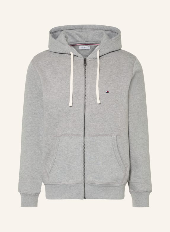 TOMMY HILFIGER Sweatjacke GRAU