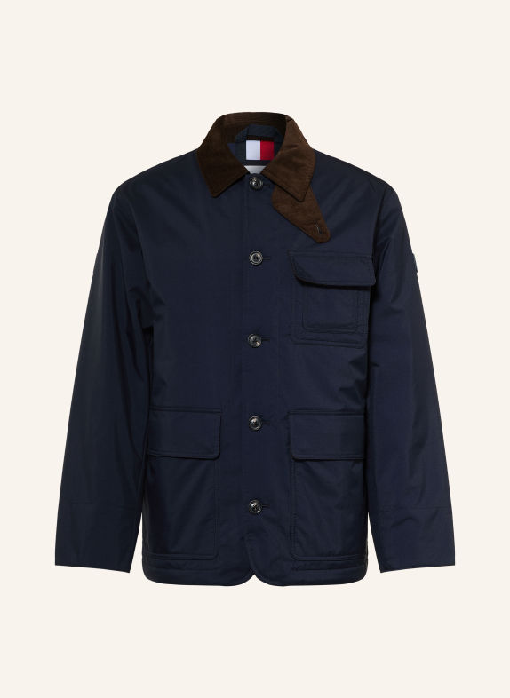 TOMMY HILFIGER Jacke DUNKELBLAU / DUNKELBRAUN
