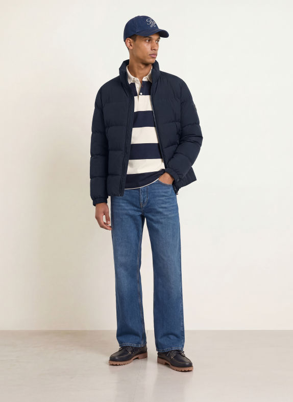 TOMMY HILFIGER Jachetă din puf ALBASTRU ÎNCHIS