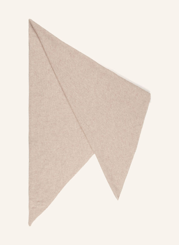 darling harbour Triangular scarf with cashmere pebble melange