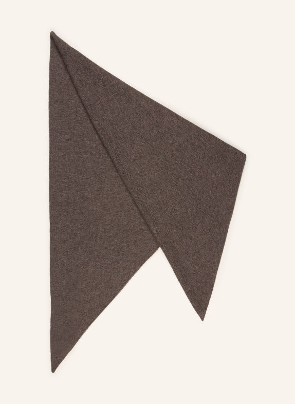 darling harbour Triangular scarf with cashmere truffle melange