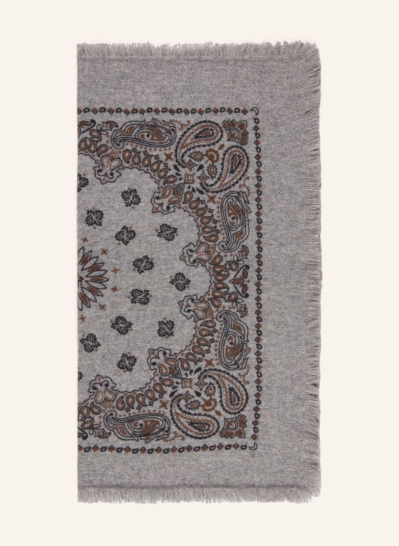 darling harbour Chusta z kaszmiru GREY MELANGE