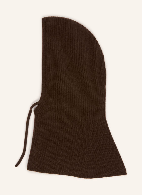 darling harbour Cashmere Hat DARK BROWN