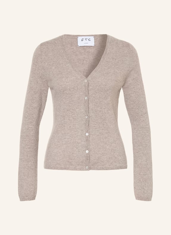 FTC CASHMERE Gilet en cachemire TAUPE