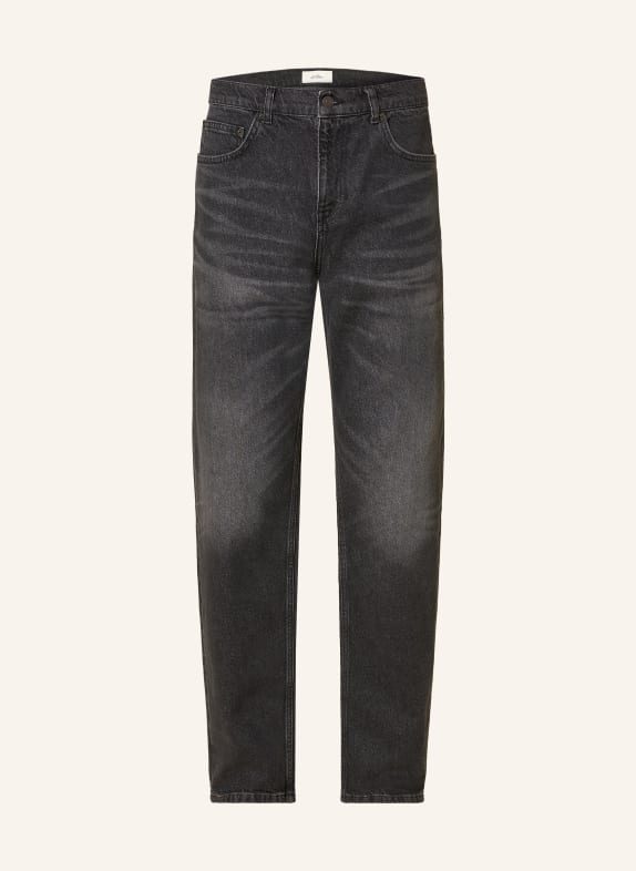 LES DEUX Jean RYDER coupe régulière 107 BLACK WASHED DENIM