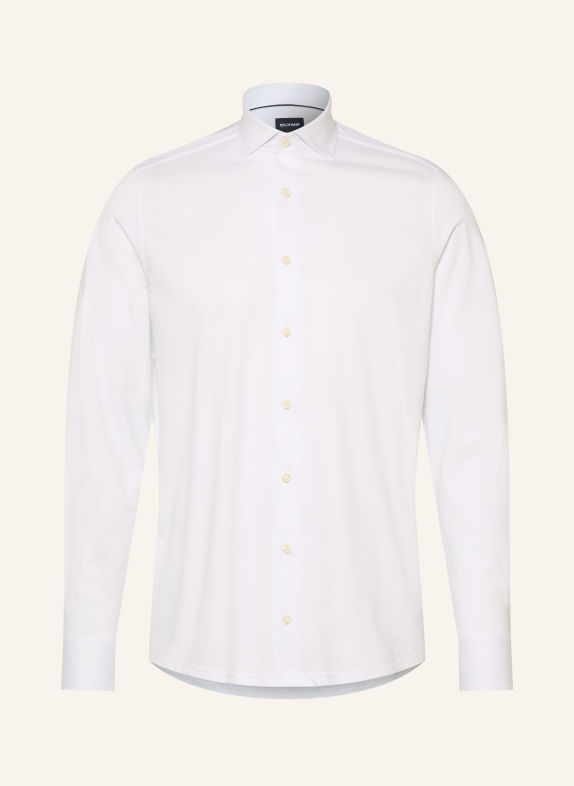 OLYMP Chemise japonaise en maille, coupe moderne BLANC