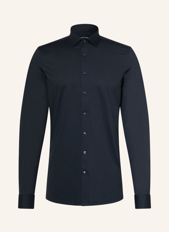 OLYMP Jerseyhemd No. Six 24/Seven body fit DUNKELBLAU