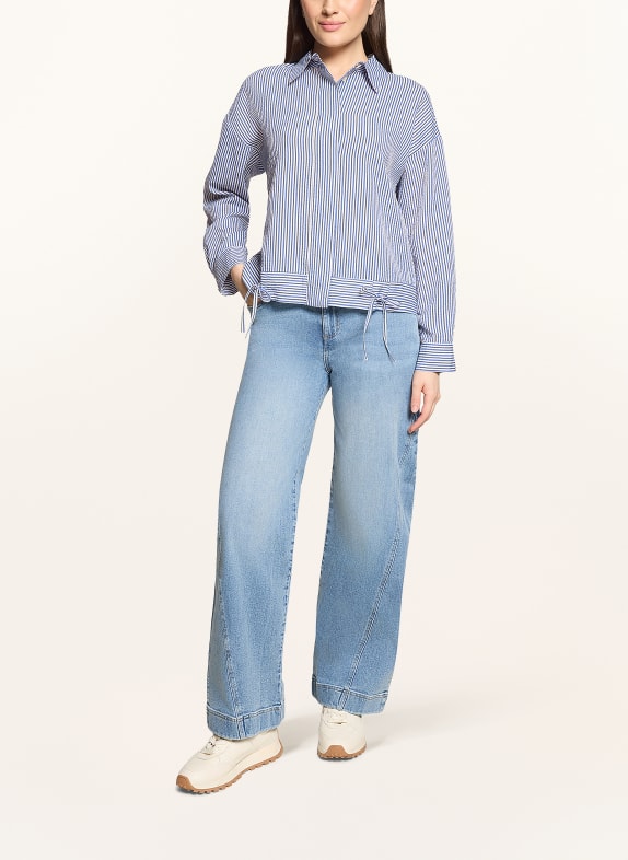 CARTOON Shirt blouse BLUE / DARK GRAY / WHITE