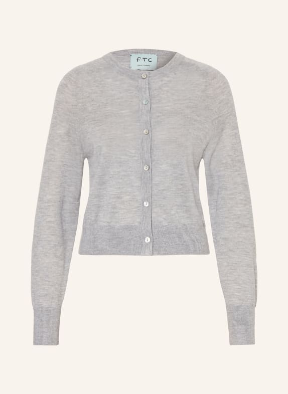 FTC CASHMERE Gilet en cachemire GRIS CLAIR