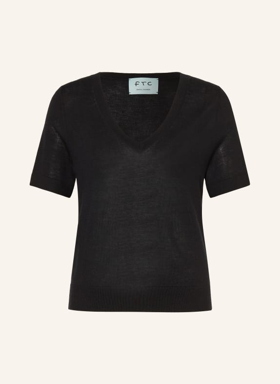 FTC CASHMERE Cashmere Knit Shirt BLACK