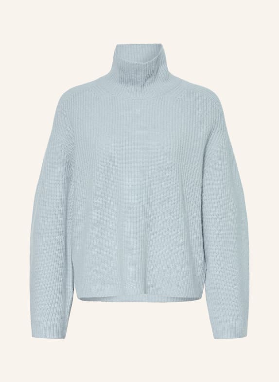 FTC CASHMERE Pull à col roulé en cachemire BLEU CLAIR