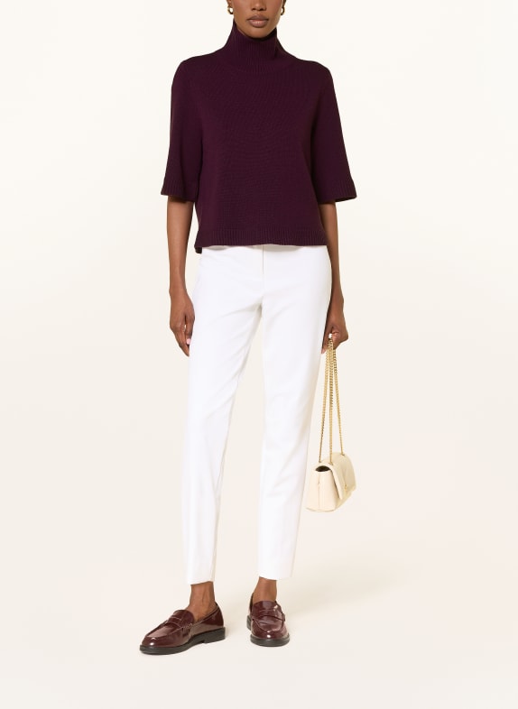 FTC CASHMERE Gebreid shirt van kasjmier FUCHSIA