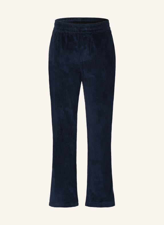 NOWADAYS Cordhose im Jogging-Stil Regular Fit DUNKELBLAU