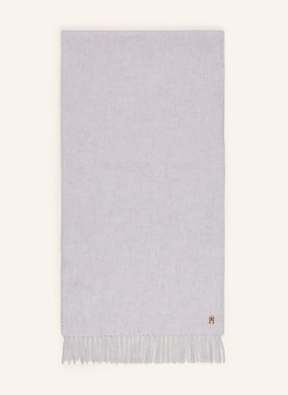 TOMMY HILFIGER Cashmere Scarf LIGHT GRAY