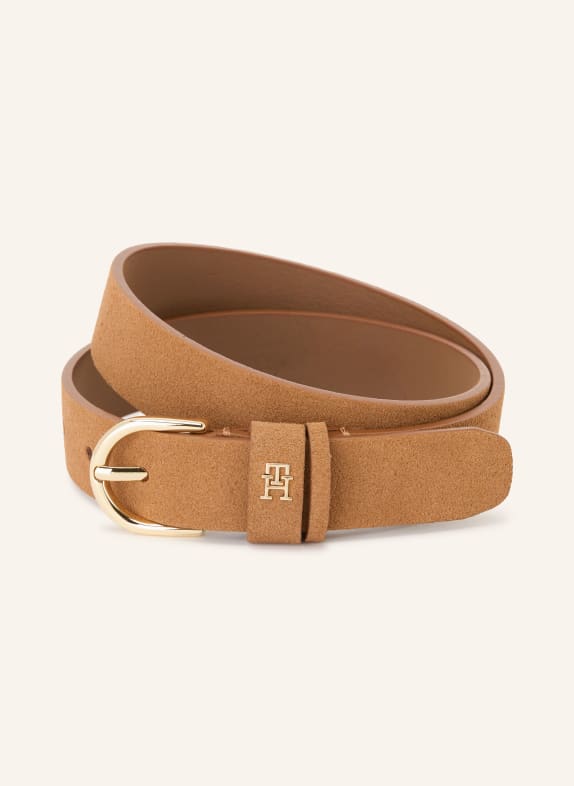 TOMMY HILFIGER Ledergürtel COGNAC