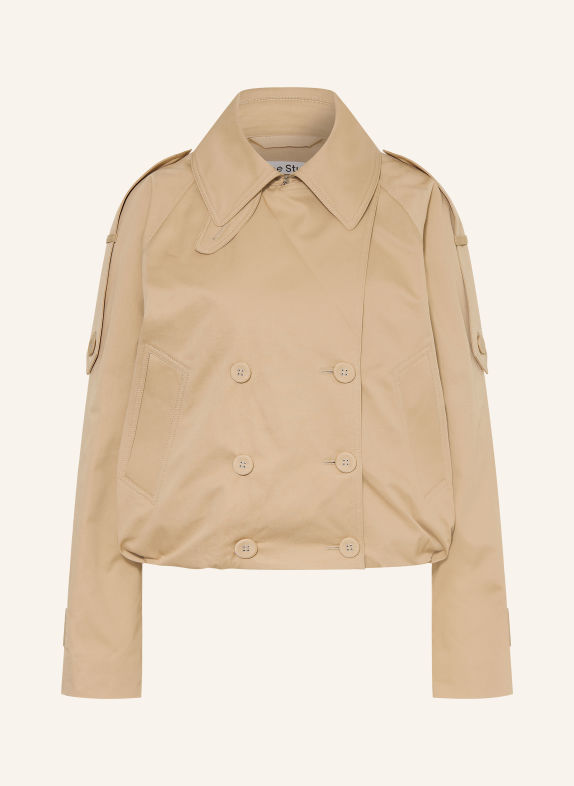 Acne Studios Trench-coat court CHAMEAU