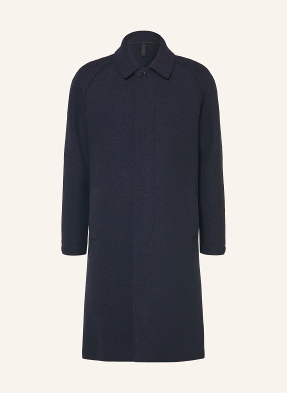HARRIS WHARF LONDON Wool coat DARK BLUE