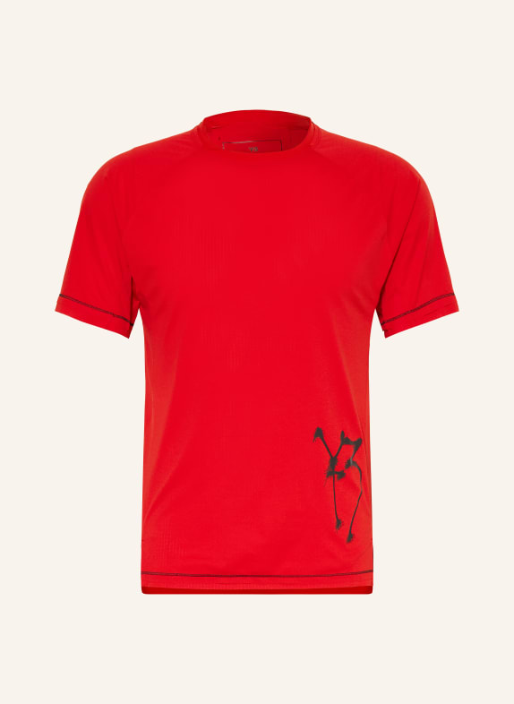 Y-3 GFX RUN Functional shirt RED / BLACK