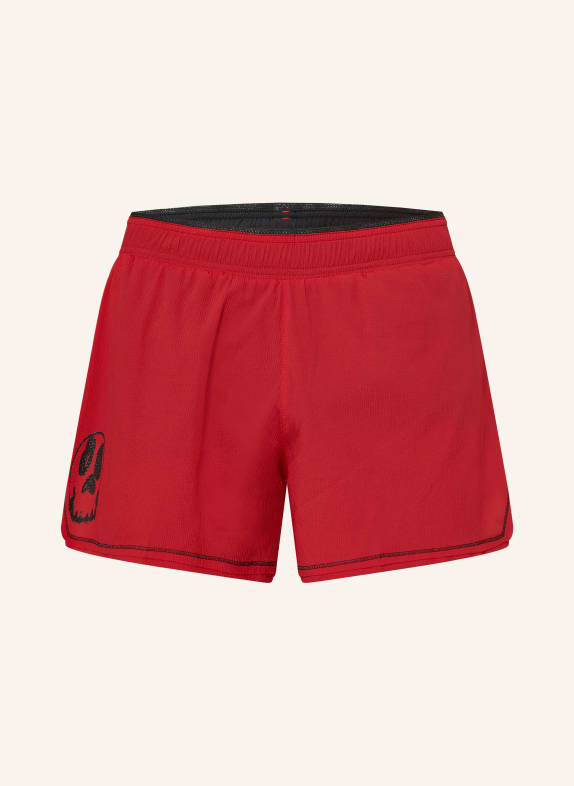 Y-3 GFX RUN 2-in-1 running shorts RED / BLACK