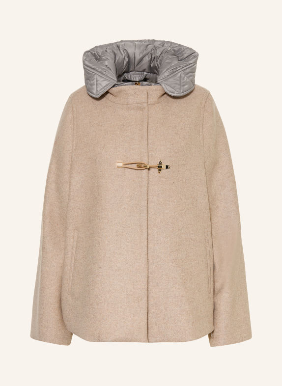 Fay Pea coat BEIGE / GRAY