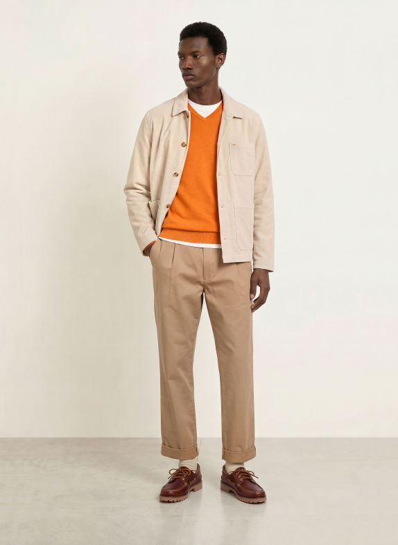 FYNCH-HATTON Pullover DUNKELORANGE