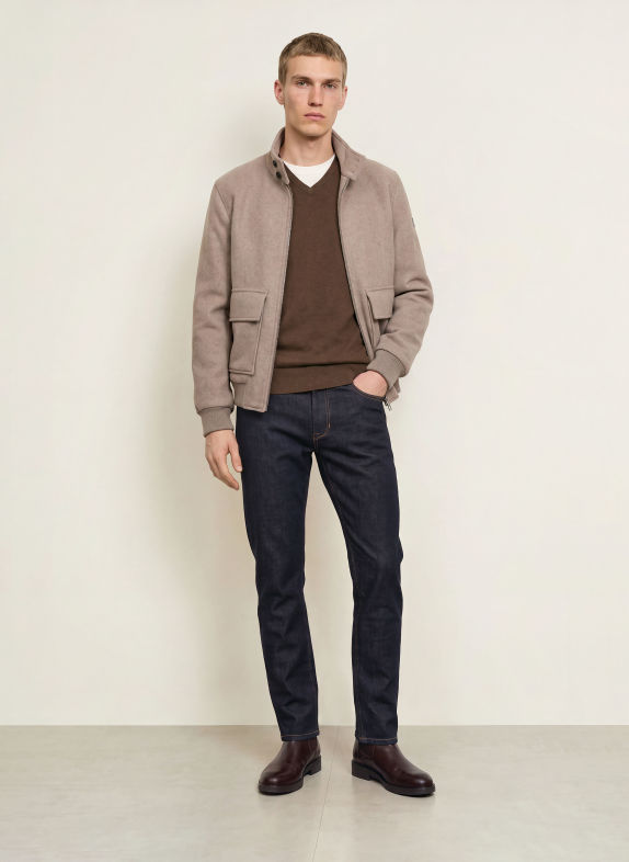 FYNCH-HATTON Bomber jacket BEIGE