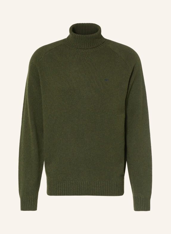 FYNCH-HATTON Rollkragenpullover DUNKELGRÜN
