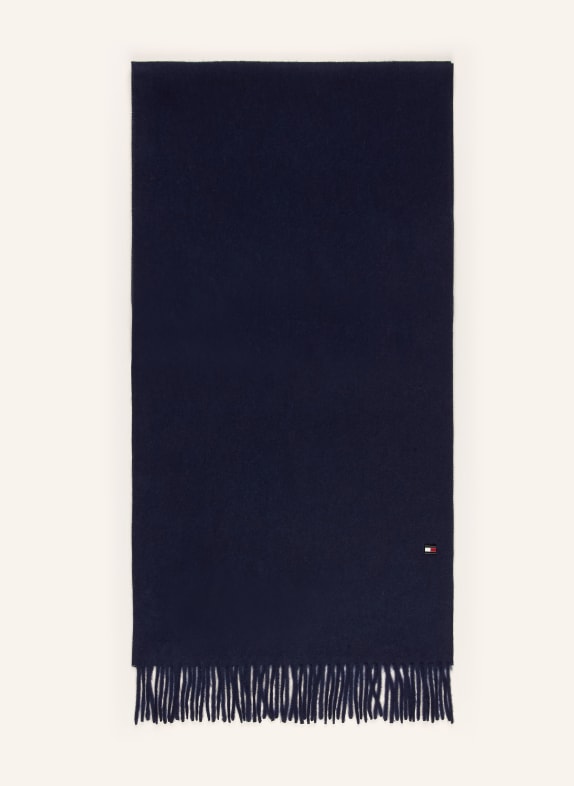 TOMMY HILFIGER Kasjmier sjaal DONKERBLAUW