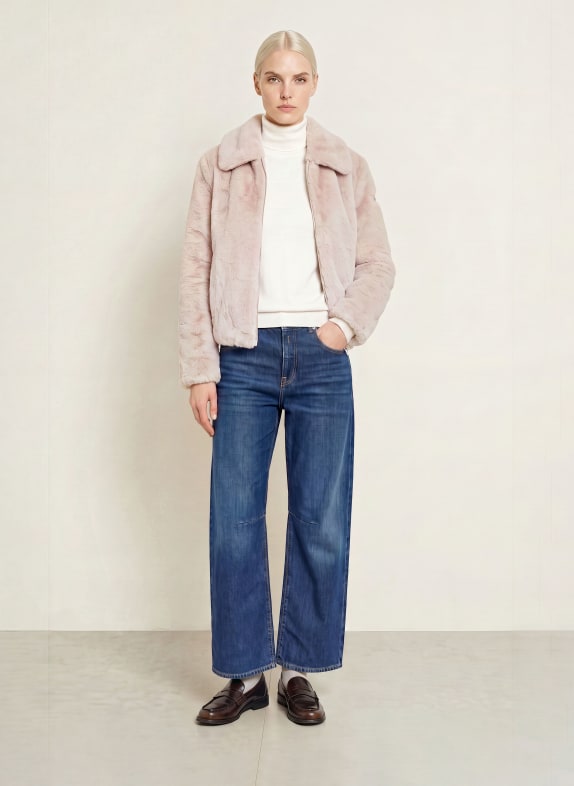 FRIEDA & FREDDIES Kunstfell-Jacke XAVY HELLGRAU
