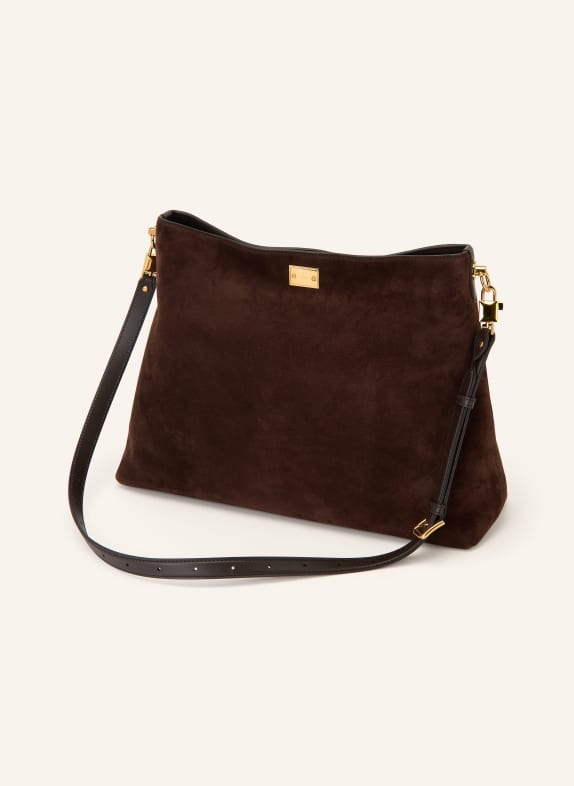 DOLCE & GABBANA Schoudertas VITTORIA MARRON FONCÉ