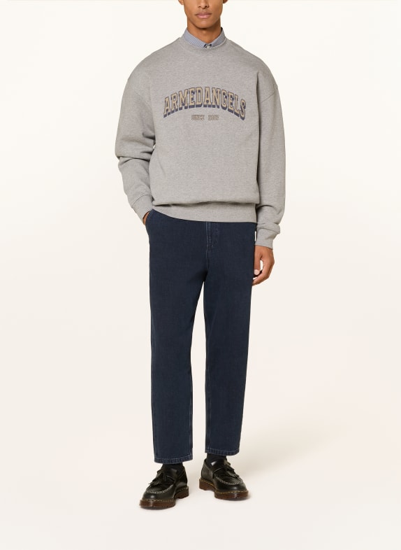 ARMEDANGELS Jeans PULL-ON Tapered Fit med kortere benlængde 3807 lolite
