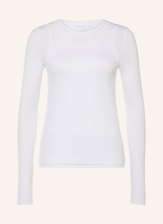 MAJESTIC FILATURES Long-sleeve shirt WHITE