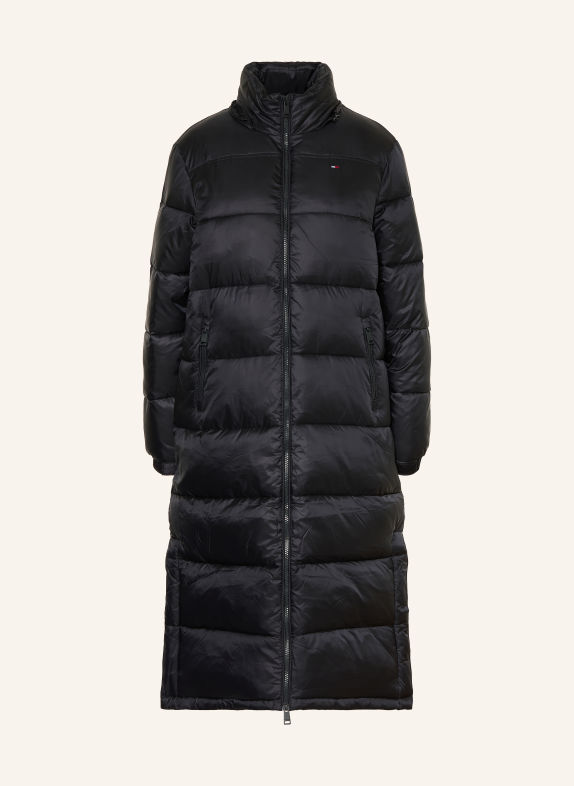 TOMMY JEANS Steppmantel SCHWARZ