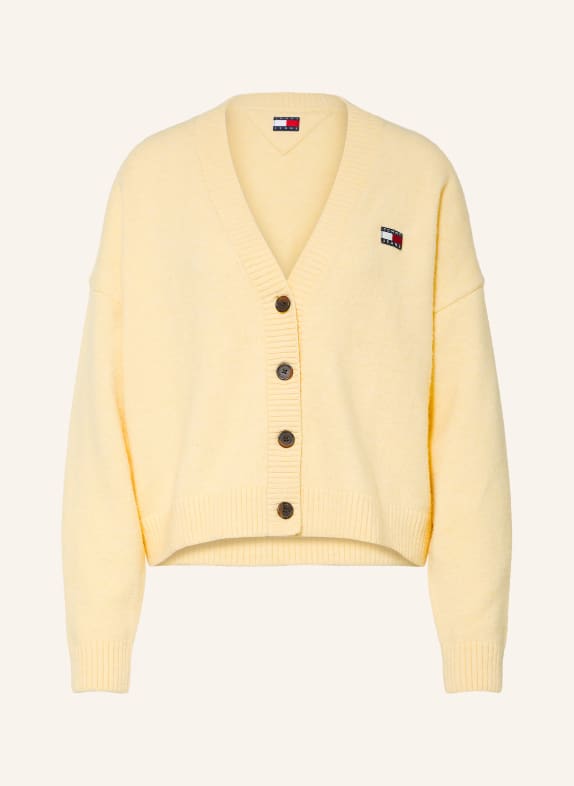 TOMMY JEANS Cardigan LIGHT YELLOW