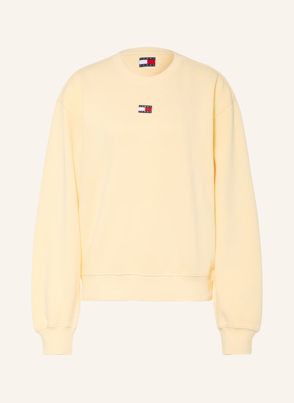 TOMMY JEANS Sweatshirt LIGHT YELLOW