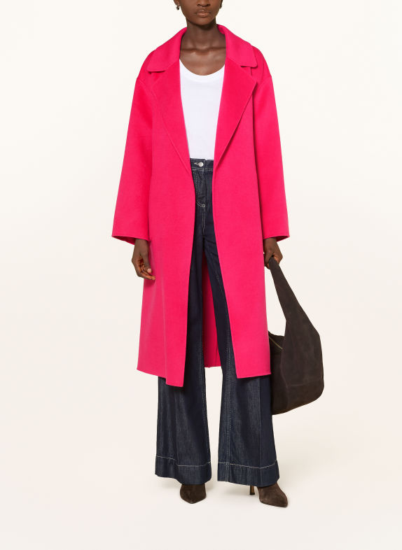 MILANO ITALY Wollmantel NEONPINK
