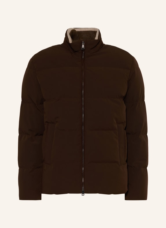 PAUL & SHARK TYPHOON Down Jacket DARK BROWN