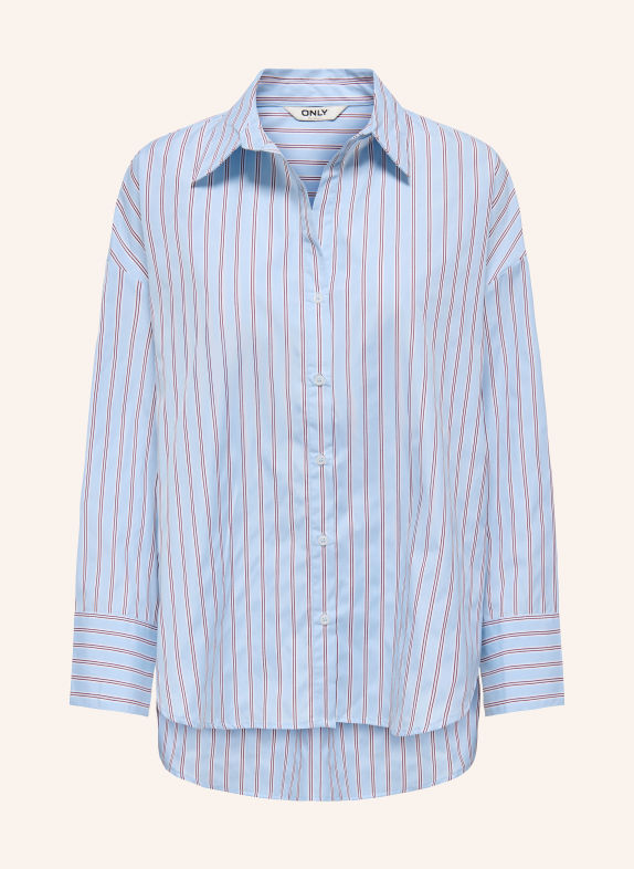 ONLY Shirt blouse LIGHT BLUE / BROWN / WHITE