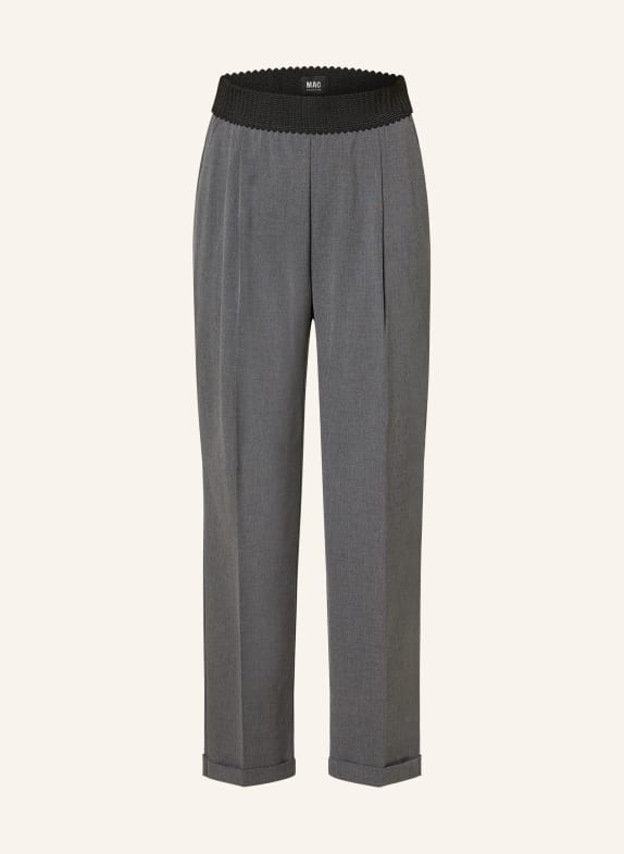 MAC 7/8-length trousers GRAY / BLACK