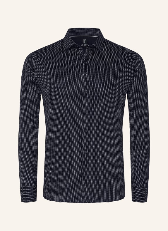 DESOTO Slim-Fit Jersey Shirt DARK BLUE / LIGHT BLUE